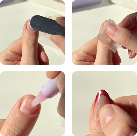 jak założyć paznokcie press on