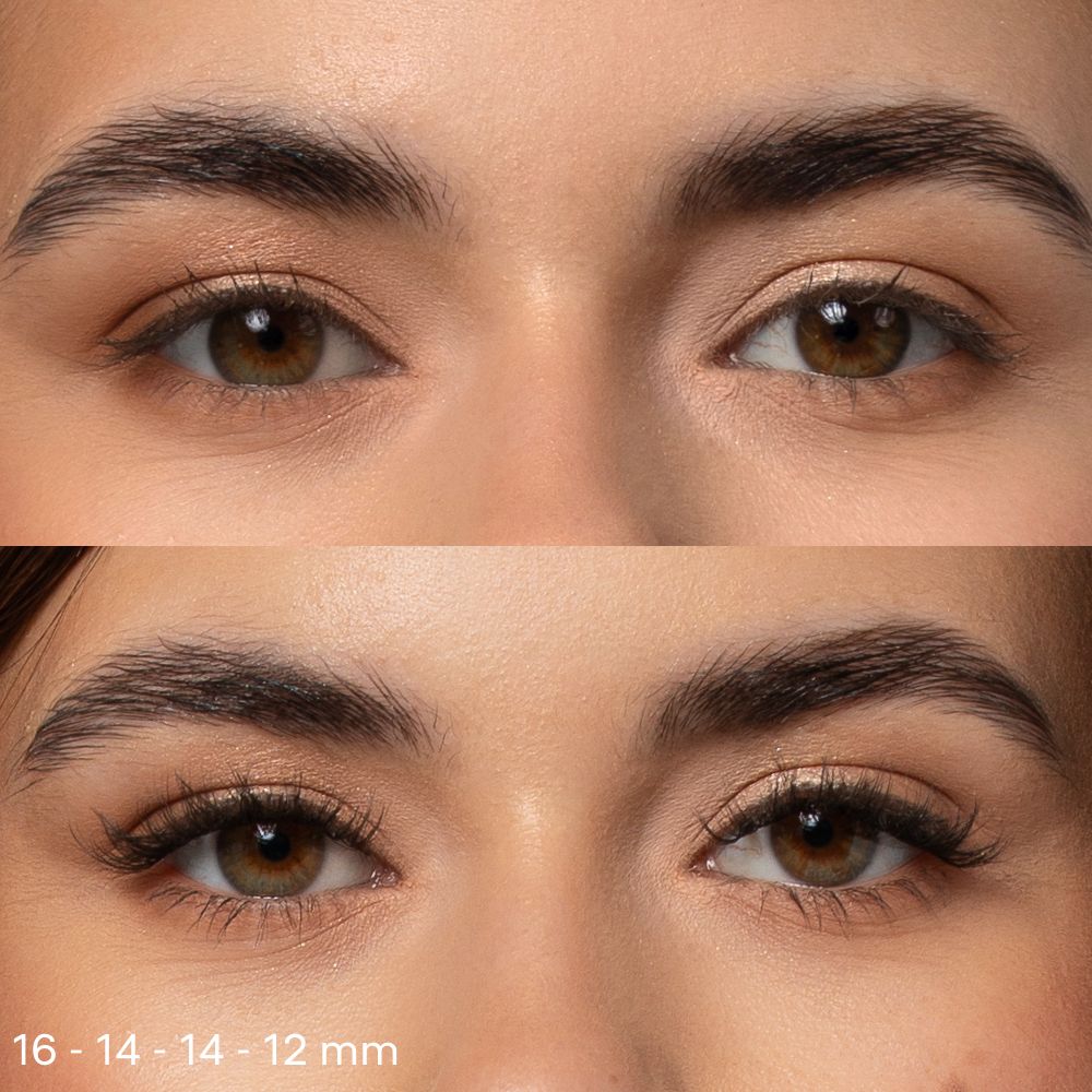 Hübscher Flaum vorher und nachher